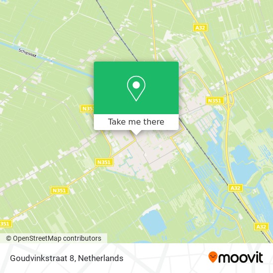 Goudvinkstraat 8 map