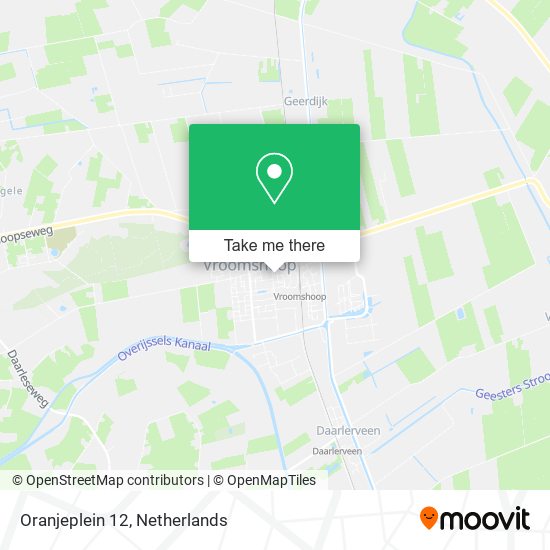Oranjeplein 12 map