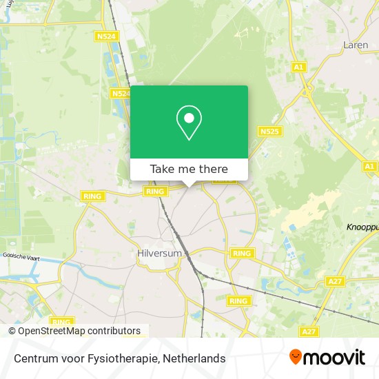 Centrum voor Fysiotherapie map