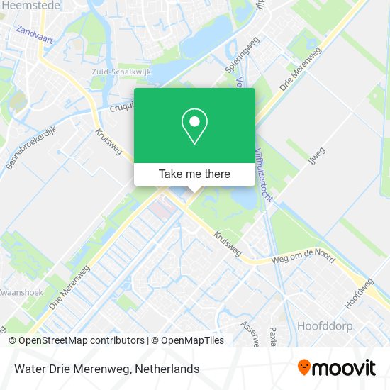 Water Drie Merenweg map