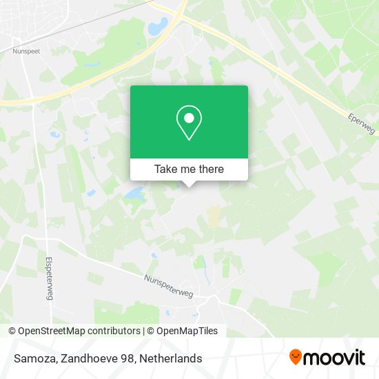 Samoza, Zandhoeve 98 map