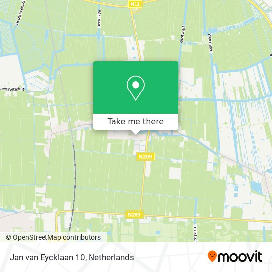 Jan van Eycklaan 10 map