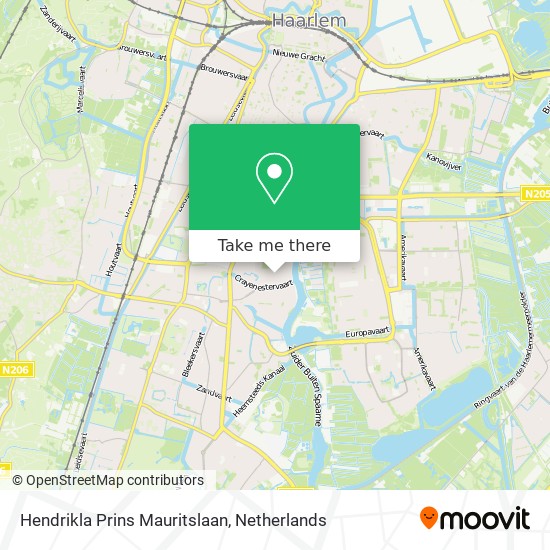 Hendrikla Prins Mauritslaan map