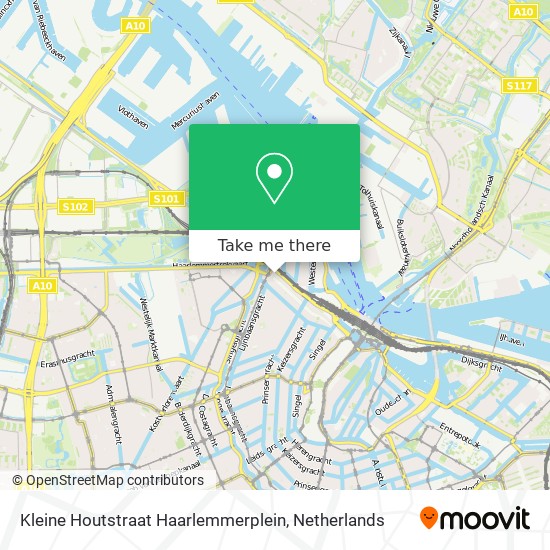 Kleine Houtstraat Haarlemmerplein Karte