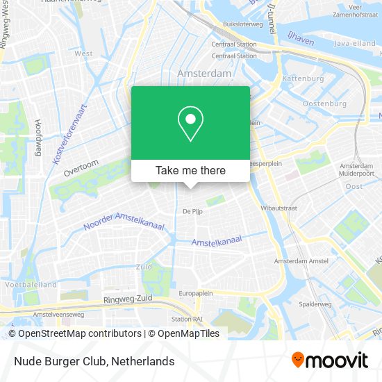 Nude Burger Club map