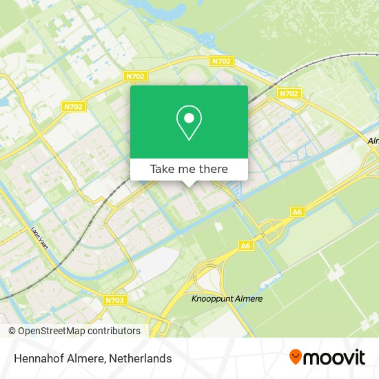 Hennahof Almere map
