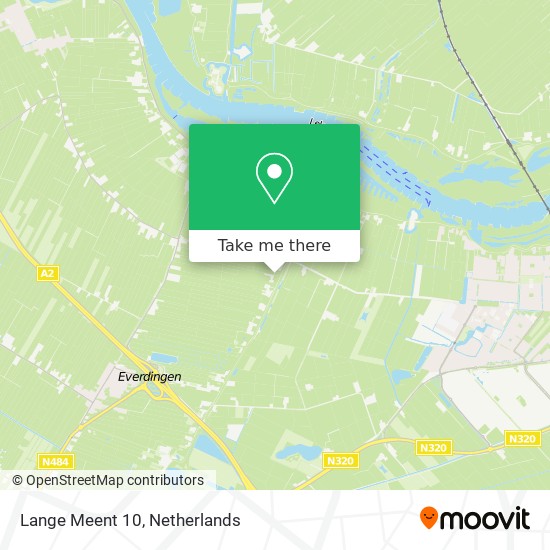 Lange Meent 10 map