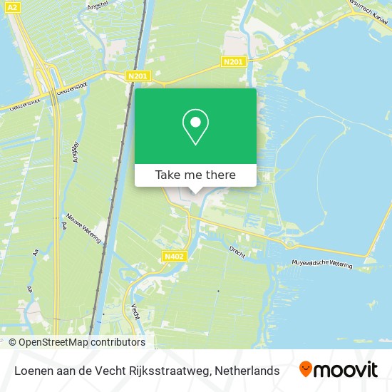 Loenen aan de Vecht Rijksstraatweg map