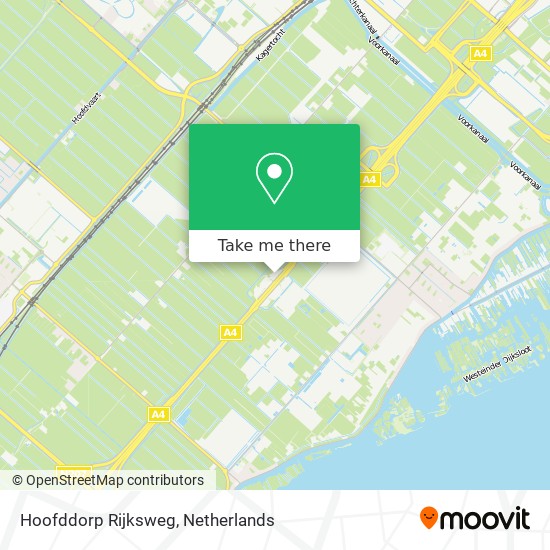 Hoofddorp Rijksweg map