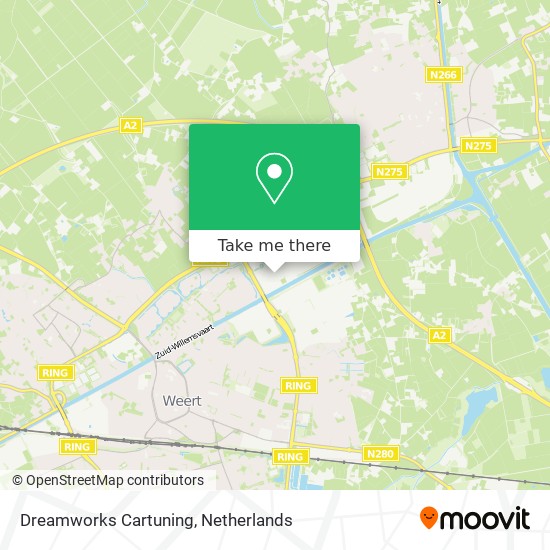 Dreamworks Cartuning map