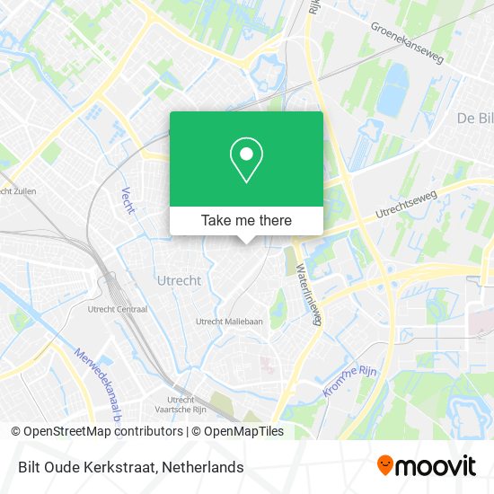 Bilt Oude Kerkstraat map