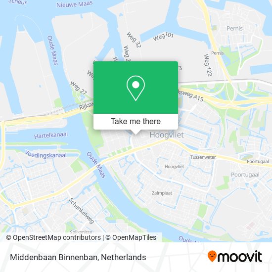 Middenbaan Binnenban map