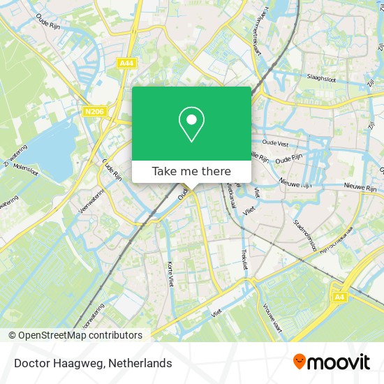 Doctor Haagweg map