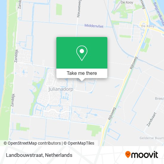 Landbouwstraat map