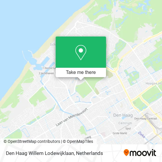Den Haag Willem Lodewijklaan map