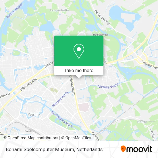 Bonami Spelcomputer Museum map