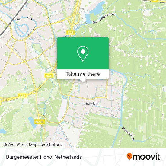 Burgemeester Hoho map