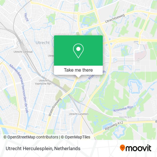 Utrecht Herculesplein Karte