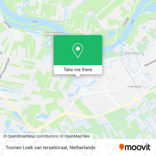 Toonen Loek van Ierselstraat Karte