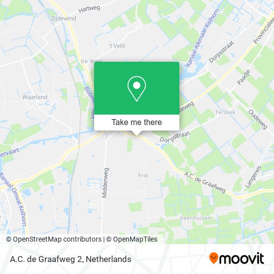 A.C. de Graafweg 2 map