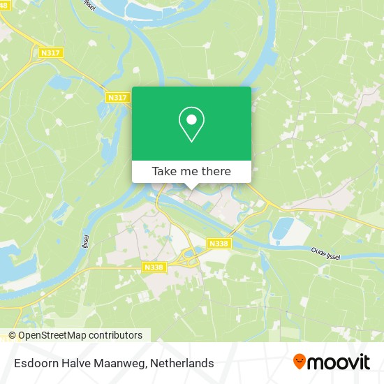 Esdoorn Halve Maanweg map