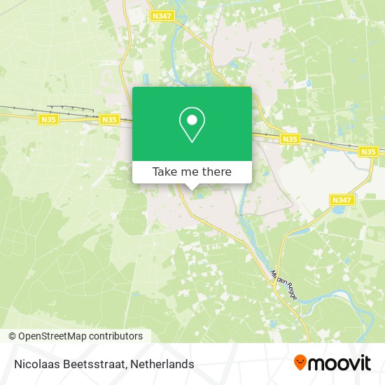 Nicolaas Beetsstraat map