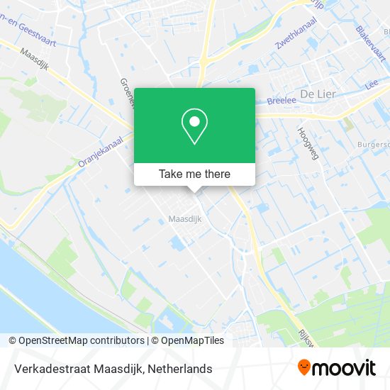 Verkadestraat Maasdijk map