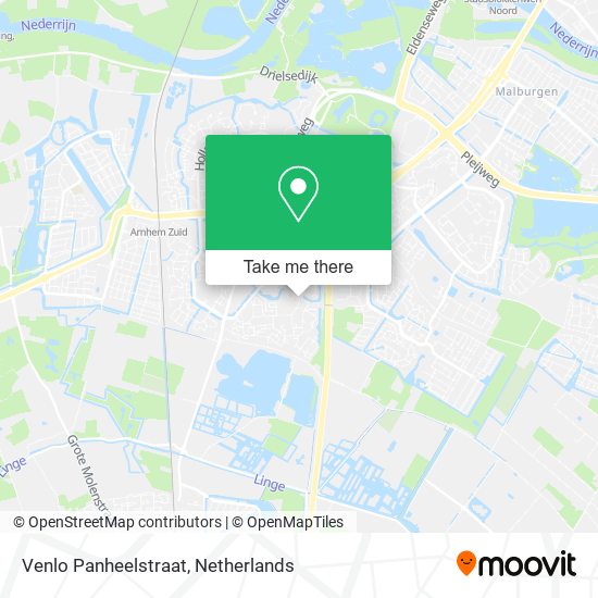 Venlo Panheelstraat map