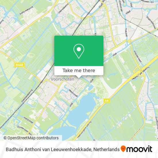 Badhuis Anthoni van Leeuwenhoekkade Karte