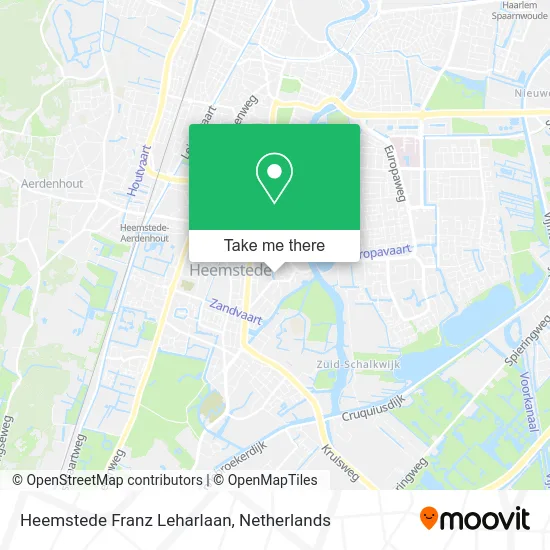 Heemstede Franz Leharlaan map