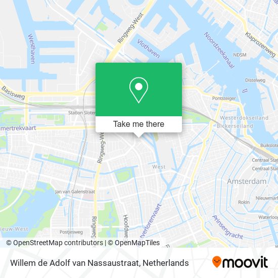 Willem de Adolf van Nassaustraat Karte