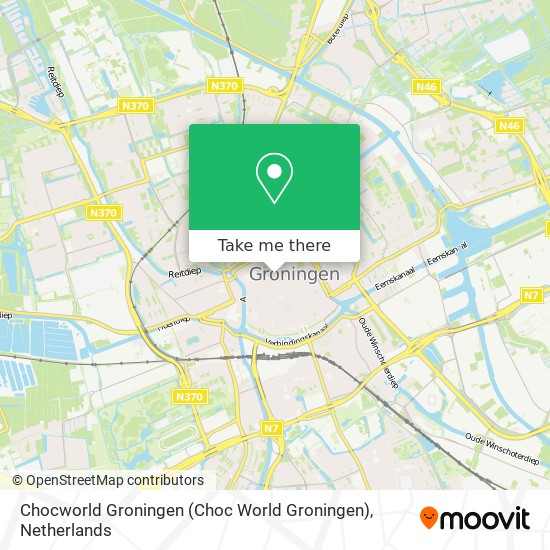 Chocworld Groningen (Choc World Groningen) map