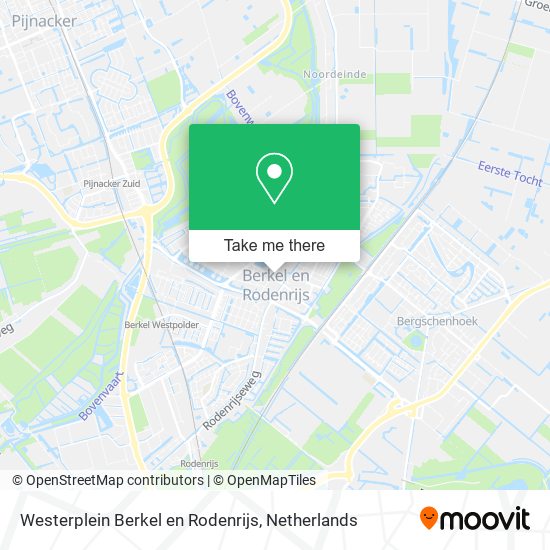 Westerplein Berkel en Rodenrijs map