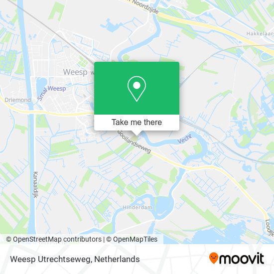 Weesp Utrechtseweg map