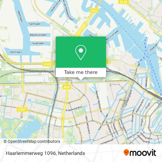Haarlemmerweg 1096 map
