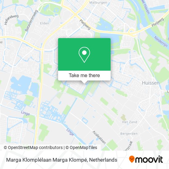 Marga Klomplélaan Marga Klompé map