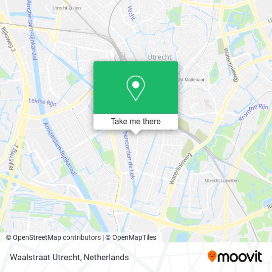 Waalstraat Utrecht Karte
