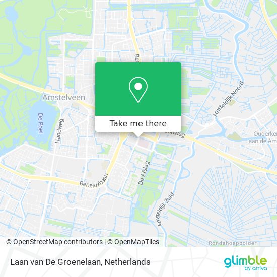 Laan van De Groenelaan map