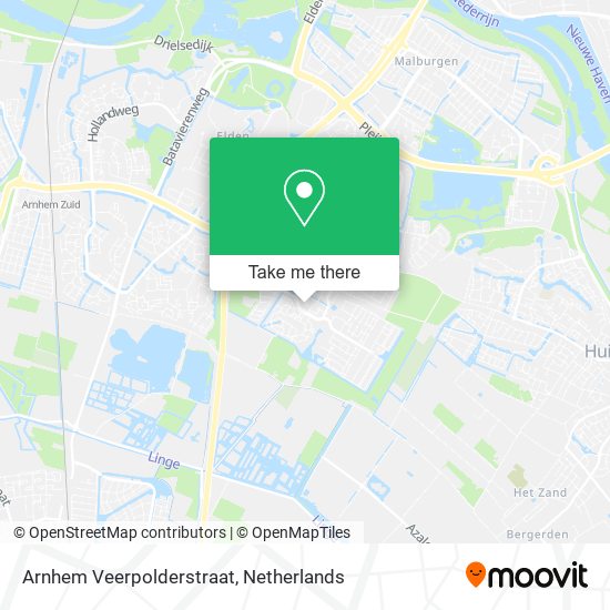Arnhem Veerpolderstraat map