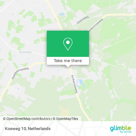 Koeweg 10 Karte