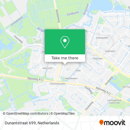 Dunantstraat 699 Karte