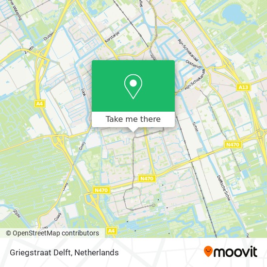 Griegstraat Delft map