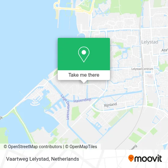 Vaartweg Lelystad map