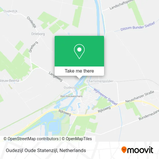 Oudezijl Oude Statenzijl map