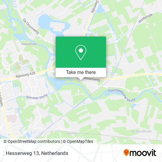 Hessenweg 13 map