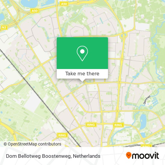 Dom Bellotweg Boostenweg map