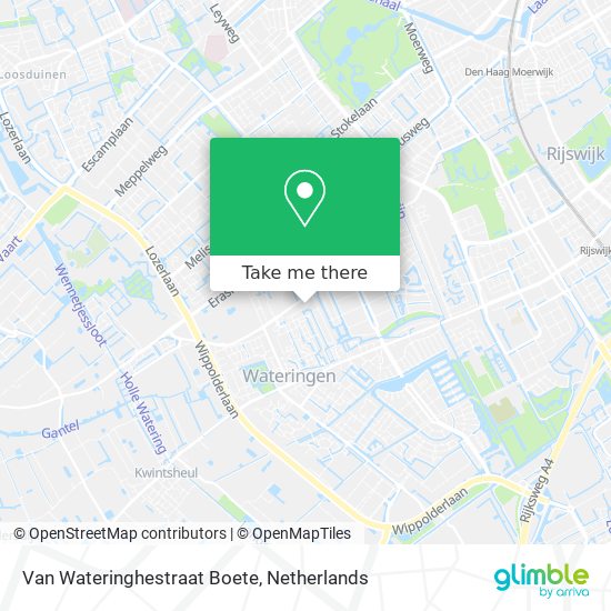 Van Wateringhestraat Boete Karte