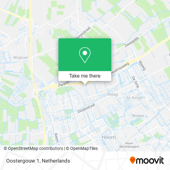 Oostergouw 1 map