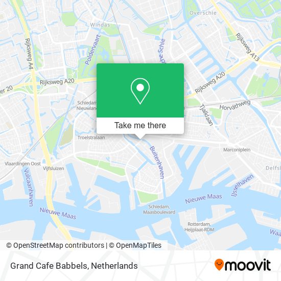 Grand Cafe Babbels map