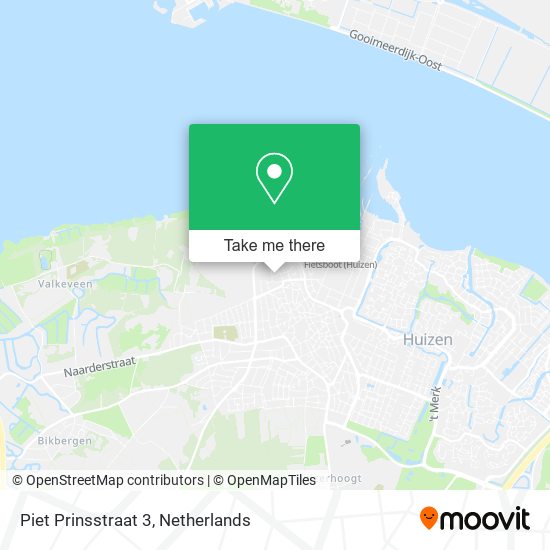 Piet Prinsstraat 3 map